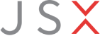 A distinctive gray and red JSX logo symbolize the innovative hop-on jet service, renowned for its unique travel experience.